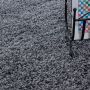 Life Shaggy vloerkleed hoogpolig rechthoek 140x200cm grijs