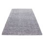 Life Shaggy vloerkleed hoogpolig rechthoek 160x230cm lichtgrijs