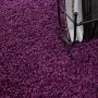 Life Shaggy vloerkleed hoogpolig rechthoek 80x150cm lila