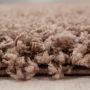 Life Shaggy vloerkleed hoogpolig rechthoek 60x110cm mokka
