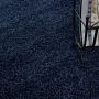 Life Shaggy vloerkleed hoogpolig rechthoek 160x230cm navy blauw