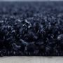 Life Shaggy vloerkleed hoogpolig rechthoek 160x230cm navy blauw