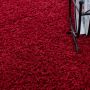 Life Shaggy vloerkleed hoogpolig rechthoek 200x290cm rood