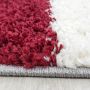 Life Shaggy Blok vloerkleed hoogpolig rechthoek 200x290cm rood