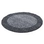 Life Shaggy Schaduw vloerkleed hoogpolig rond Ø 120cm grijs