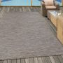 Mambo buitenkleed platgeweven rechthoek 120x170cm beige