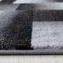 Miami Jawa vloerkleed laagpolig rechthoek 80x150cm zwart