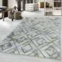 Naxos Rhamnous W vloerkleed laagpolig rechthoek 120x170cm goud