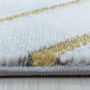 Naxos Rhamnous W vloerkleed laagpolig rechthoek 140x200cm goud