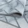 Naxos Rhamnous W vloerkleed laagpolig rechthoek 120x170cm zilverkleur