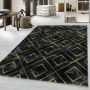 Naxos Rhamnous B vloerkleed laagpolig rechthoek 240x340cm goud