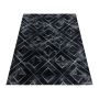 Naxos Rhamnous B vloerkleed laagpolig rechthoek 200x290cm zilverkleur