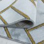Naxos Parallel W vloerkleed laagpolig loper 80x250cm goud