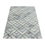Naxos Parallel W vloerkleed laagpolig rechthoek 140x200cm goud