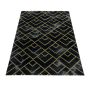 Naxos Parallel B vloerkleed laagpolig rechthoek 200x290cm goud