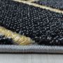 Naxos Parallel B vloerkleed laagpolig rechthoek 240x340cm goud