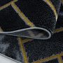 Naxos Parallel B vloerkleed laagpolig rechthoek 240x340cm goud