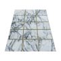 Naxos Tegel vloerkleed laagpolig rechthoek 160x230cm goud