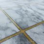 Naxos Tegel vloerkleed laagpolig rechthoek 160x230cm goud