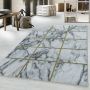 Naxos Tegel vloerkleed laagpolig rechthoek 160x230cm goud