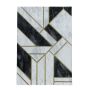 Naxos Kera vloerkleed laagpolig rechthoek 140x200cm goud