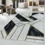 Naxos Kera vloerkleed laagpolig rechthoek 240x340cm goud