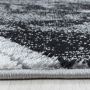 Naxos Kera vloerkleed laagpolig rechthoek 120x170cm zilverkleur