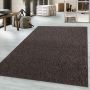 Nizza vloerkleed lussenpolig rechthoek 140x200cm bruin