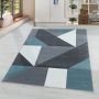 Ottawa Origami vloerkleed laagpolig rechthoek 240x340cm blauw