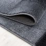 Parma Soft vloerkleed laagpolig rechthoek 160x230cm zwart