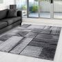 Parma Lami vloerkleed laagpolig rechthoek 80x150cm zwart