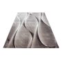 Parma Saty vloerkleed laagpolig rechthoek 80x150cm bruin