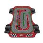 Play Racebaan antislip kinderkamer speelkleed lussenpolig rechthoek 200x290cm rood
