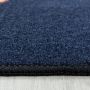 Play Ruimtereis antislip educatief cijfers speelkleed lussenpolig rechthoek 140x200cm navy blauw