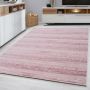 Plus vloerkleed laagpolig rechthoek 80x150cm roze
