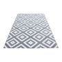 Plus Rhombus vloerkleed laagpolig rechthoek 160x230cm grijs