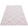 Plus Rhombus vloerkleed laagpolig rechthoek 200x290cm roze