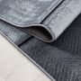 Plus Wallz vloerkleed laagpolig loper 80x300cm zwart