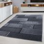Plus Wallz vloerkleed laagpolig rechthoek 200x290cm zwart