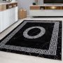 Plus Laby vloerkleed laagpolig rechthoek 160x230cm zwart