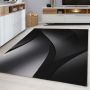 Plus Shadow vloerkleed laagpolig rechthoek 120x170cm zwart