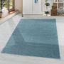 Rio One vloerkleed hoogpolig rechthoek 80x150cm blauw