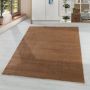 Rio One vloerkleed hoogpolig rechthoek 240x340cm koper