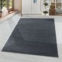 Rio One vloerkleed hoogpolig rechthoek 80x150cm grijs