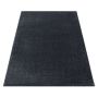 Rio One vloerkleed hoogpolig rechthoek 80x150cm grijs
