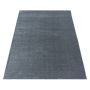 Rio One vloerkleed hoogpolig rechthoek 120x170cm zilverkleur