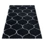 Salsa Shaggy vloerkleed hoogpolig rechthoek 240x340cm antraciet