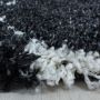 Salsa Shaggy vloerkleed hoogpolig rechthoek 240x340cm antraciet