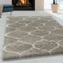 Salsa Shaggy vloerkleed hoogpolig rechthoek 80x150cm beige