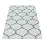 Salsa Shaggy vloerkleed hoogpolig rechthoek 60x110cm crème